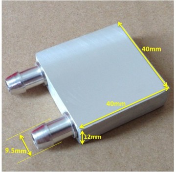 40x40x12mm Water Block TEC CPU Cooler with Cold Plate and Aluminum Radiator