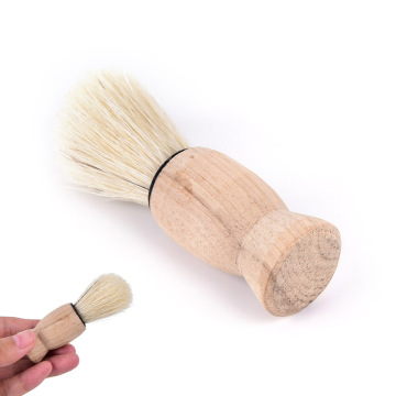 1PC Professional Wood Handle Badger Hair Beard Shaving Brush For Best Men Father Gift Mustache Barber Tool Facial For Salon