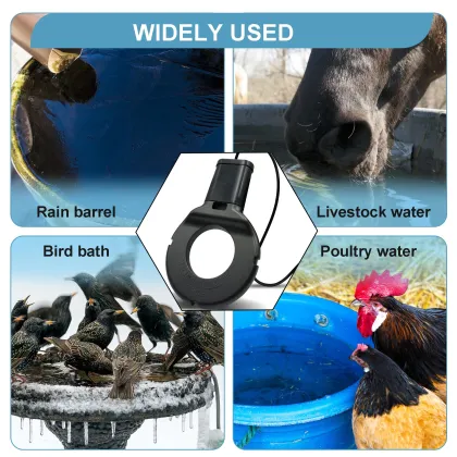 500W De-Icer Submersible Bird Bath Heater for Livestock and Poultry