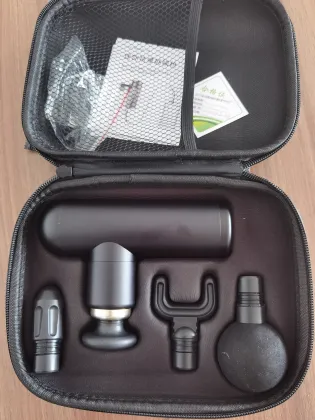 Touch Screen Electronic Massage Gun with 4 Heads - Thera Gun