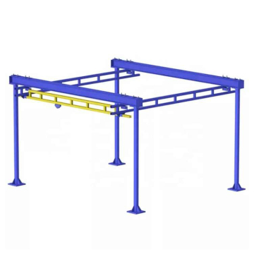 1000 kg Overhead Crane System: Flexible Beam Monorail Workstation Crane for Lightweight Applications