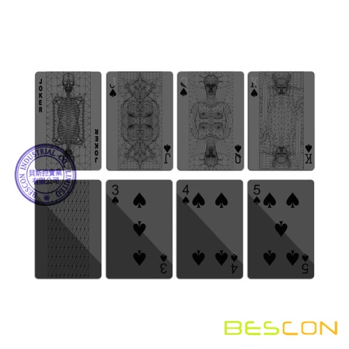 Monochromatic Black Playing Cards