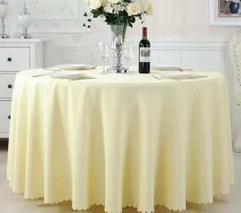Classic Hotel Polyester Tablecloth and Napkin