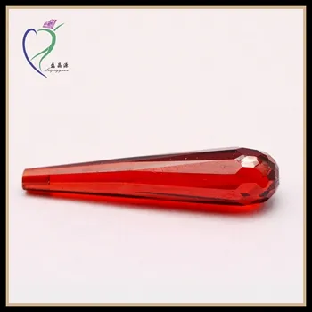 Cubic Zirconia Garnet Teardrop ruby stone prices