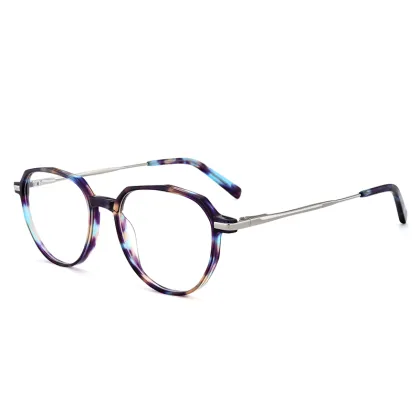 Wholesale Custom Classical Optical Glasses Alloy Acetate Eyeglass Frames Eyewear Spectacles