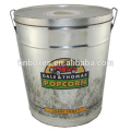Blechdose 4 Farbe Druck Eimer Zinn Popcorn Schüssel