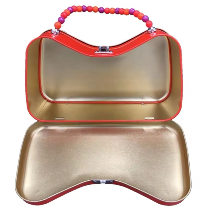 DADI Luxury Handle Tin Box with Bead Chain