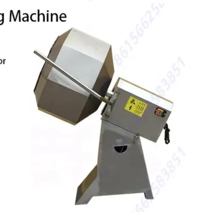 Bean Peanut Puffed Snacks Seasoning Coating Machine