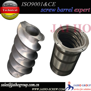 Single Screw Puffed Pellet Feed Extruder Machine Screw Barrel