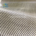 Twill lightweight aramid carbon hybrid fiber fabric yellow