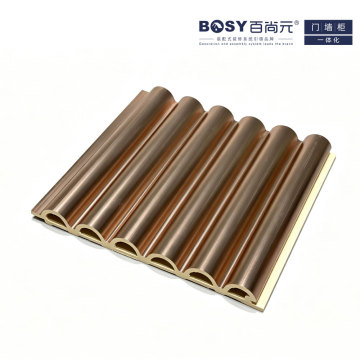 Panel Dinding Gentian Buluh Separuh Bulatan 150mm