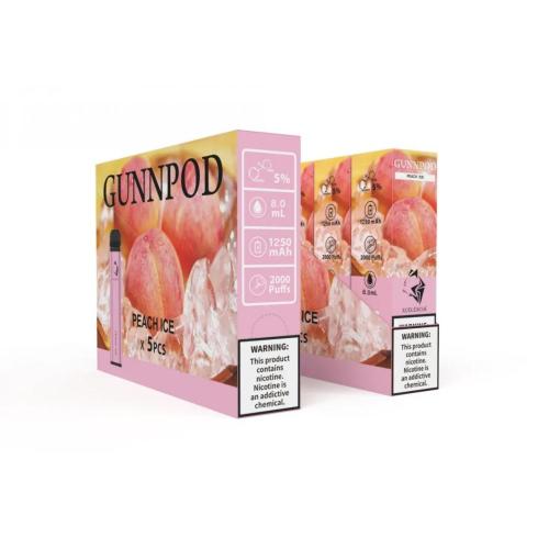 Gunnpod 2021 Neueste Geschmacksrichtungen Vape Mod Elektronische Zigarette