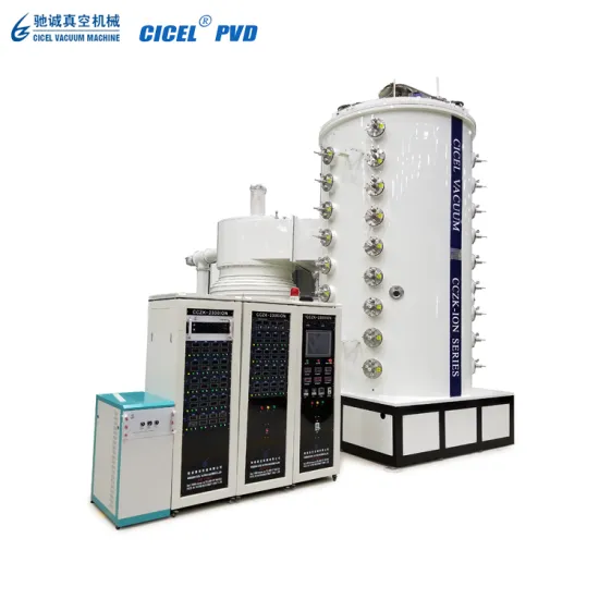 CICEL China PVD Vacuum Coating Machine with Overseas Installation and Training