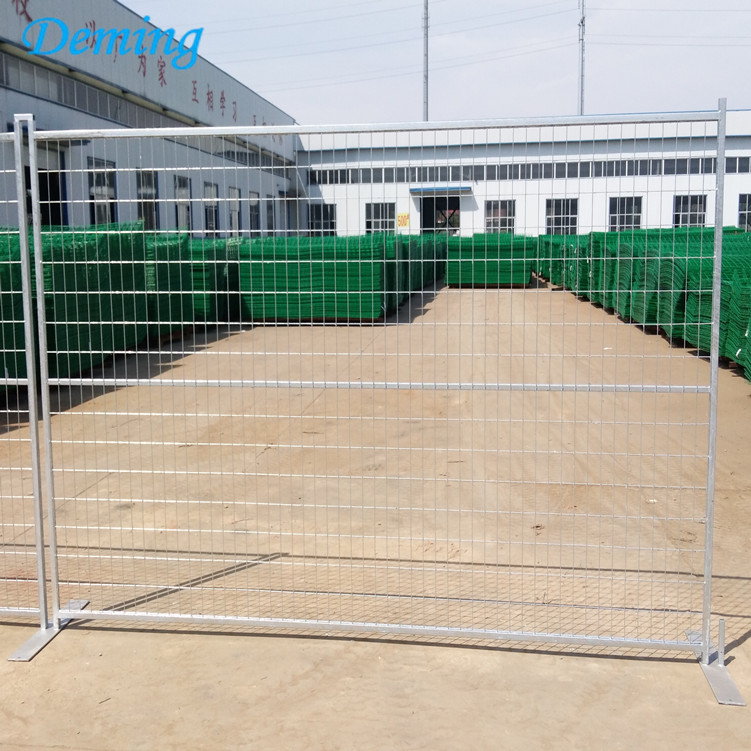 Hot Pvc Portable Dip Galvanised Used Temporary Fence