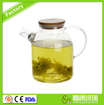 manufacturer china promotion gift OEM glass teapot to boil water