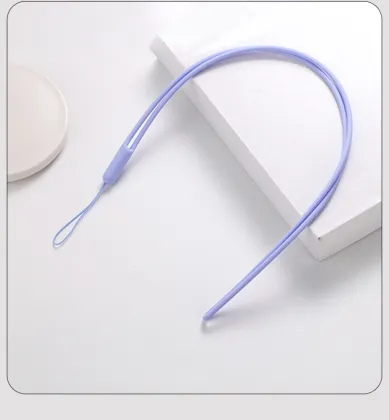 Multicolor Liquid Silicone Wrist Lanyard - Creative Key Lanyard Elastic