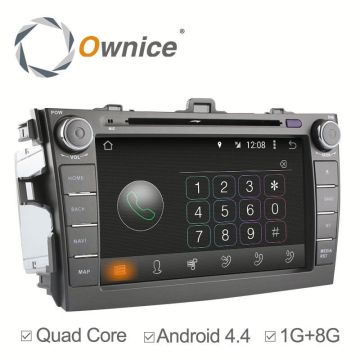 Car radio Player Ownice C180 radio player for Toyota Corolla 2007 2008 2009 With DVD Built in Canbus bluetooth