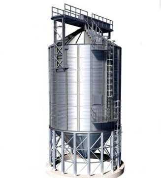 Multi-Sized Hopper Silos with Ventilation for Factory Corn Grain Storage