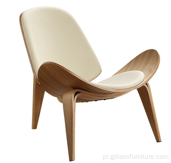 Nordic Ins Creative Creative Minimalist Walnut Living Chair