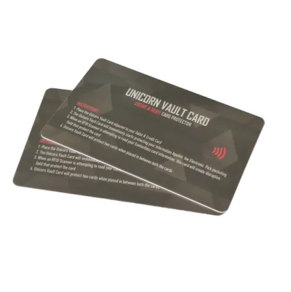 RFID blocking banking card protector 13.56MHz blocking card