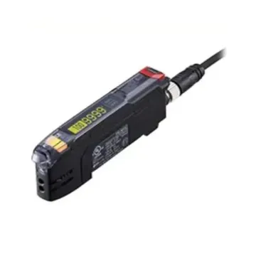 Optic Fiber Double Digital Display NPN 2-Ports Optical Fiber Amplifier Sensor