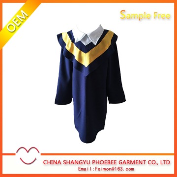 Beautiful customized children graduation gown for kids