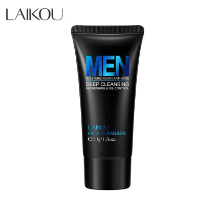 High Quality Organic Deep Cleanser for Men: Natural Face Wash with Acne Treatment and Whitening