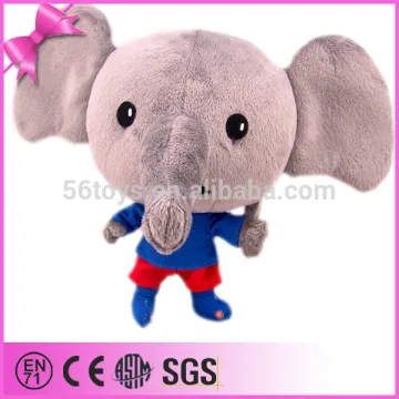 Hot Sale Baby Growth Record Stuffed Plush Elephant Baby Toy