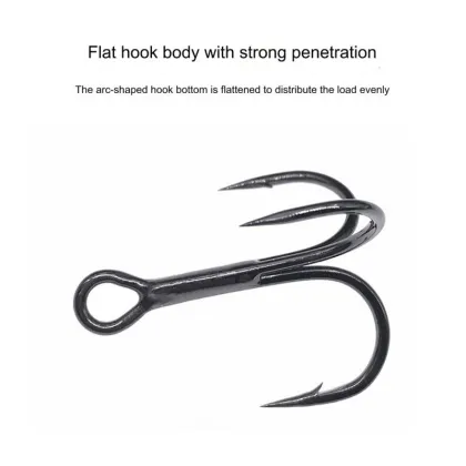 Black King Kong Three-Hook 6062 Reinforced Luya Anchor Fish Hook