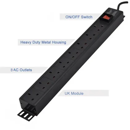 Rack Mount PDU 8 Socket Power Distribution Unit