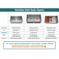 Cupc Hot Sale Single Modern Kitchen Sink