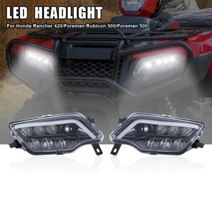 YongJin LED Headlight Accessories for Honda Rancher 420 / Foreman Rubicon 500 / Foreman 500