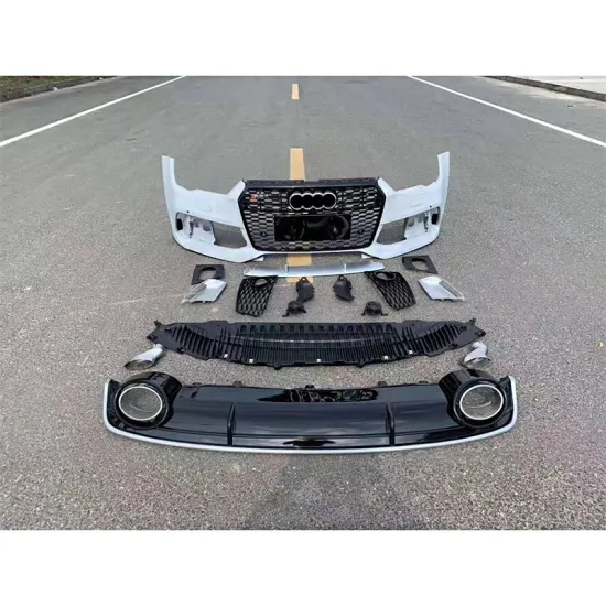 ABS PP Body Kit for Audi A7 C7.5 2016-2017-2019 RS7 Style Front Bumper Grill Tail Lip Upgrade