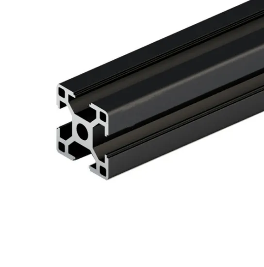 Black Anodized 3030 Industrial Aluminum Profiles - 30x30 T-Slot Extruded Aluminum Frame Material