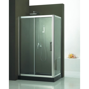 Rectangle Tri-wheels Sliding Shower Enclosure