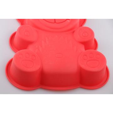 Bear shape baking mold