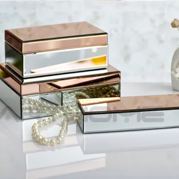 Exquisite Complete In Specifications Mirrored Jewelry Box