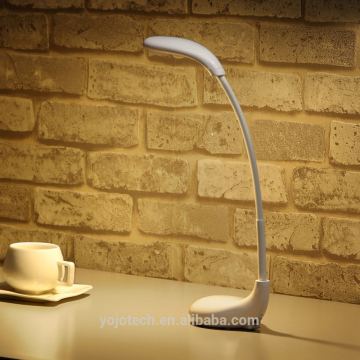 Rechargeable Dimmable LED Desk Lamp with Touch-sensitive Control and Gooseneck Flexible Angles