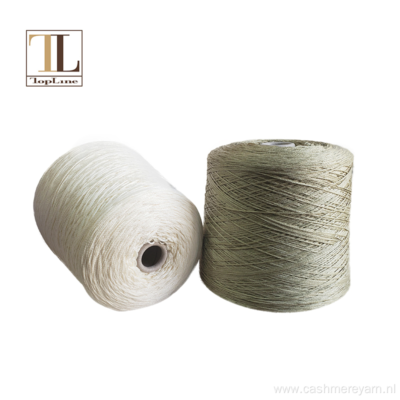 Topline natural tussah silk knitting yarn