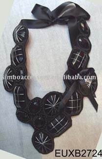 fashion resin and acrylic rhinestones jewelry collar necklace
