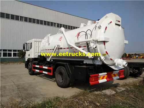 11000L 180hp Malori ya Tanker Suction