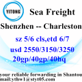 Shenzhen International Sea Freight Shipping services to Charleston