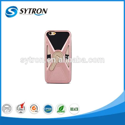 Dual hybrid kickstand armor case for asus zenfone 2 laser