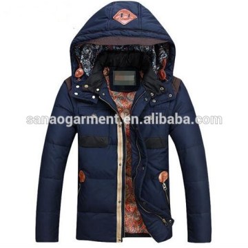 2015 latest fashion casual warm winter men duck down coat