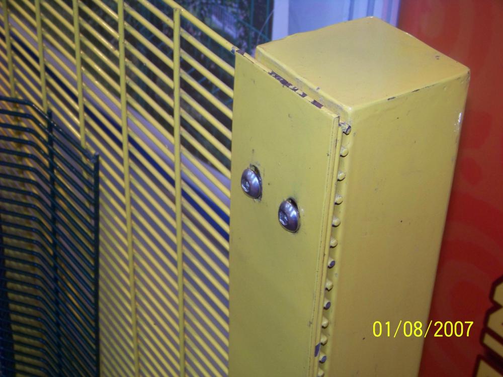 PVC Coated And Galvanized 358 Security Fence