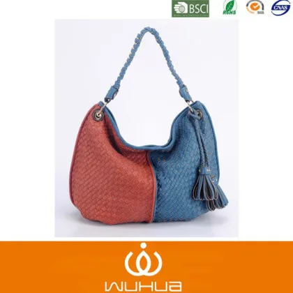 2014 Latest New Fashion Braided Hobo Fashion Handbags/PU Bags/Cheap Hobo Handbags