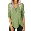 Womens Casual Long Sleeve Tunic Shirts