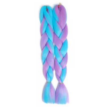 Rainbow Mix Colorful Synthetic Braiding Hair Extensions Soft Jumbo Crochet Braids