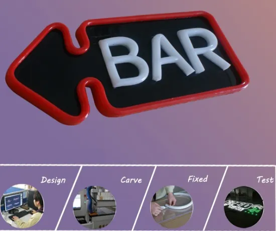 12V LED Illuminated Signs for Bar