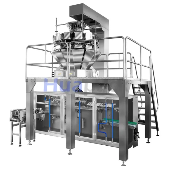 Automatic Premade Doypack Sachet Filling and Sealing Machines for Seeds, Grains, Beans, Chips, and Almonds